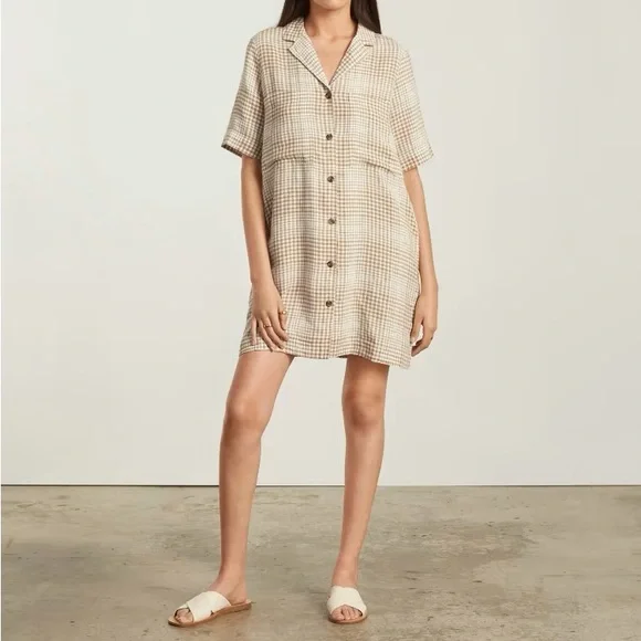 Everlane Linen Workwear Dress Everlane Linen Workwear Dress